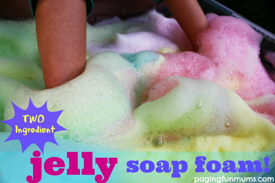 Two Ingredient Jelly Soap Foam