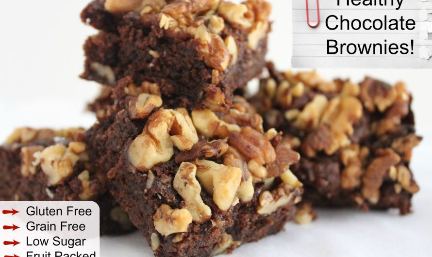 Healthy Chocolate Brownies – great for kids lunchboxes