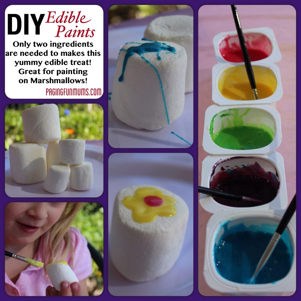 DIY edible paints