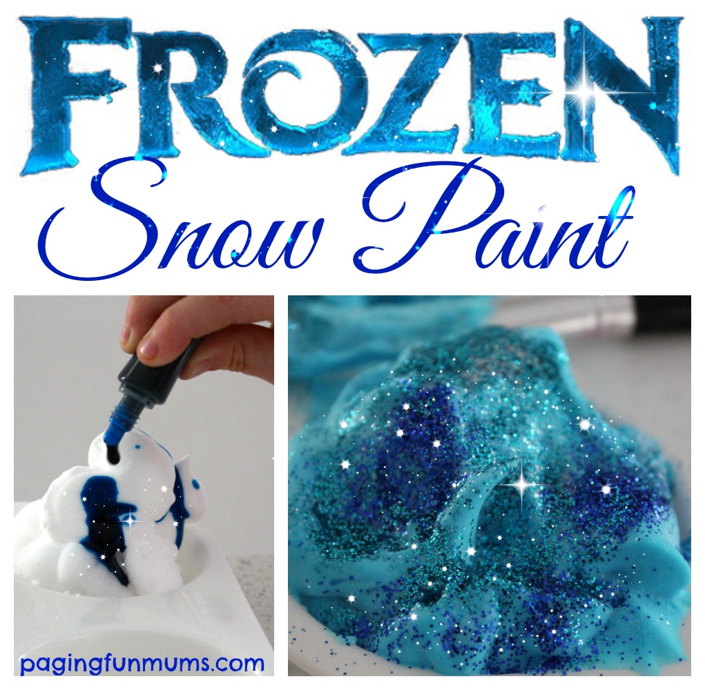 Frozen Snow Paint