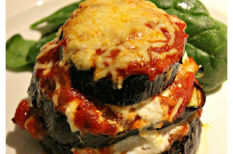 Eggplant Stack = Yummy Family Meal!