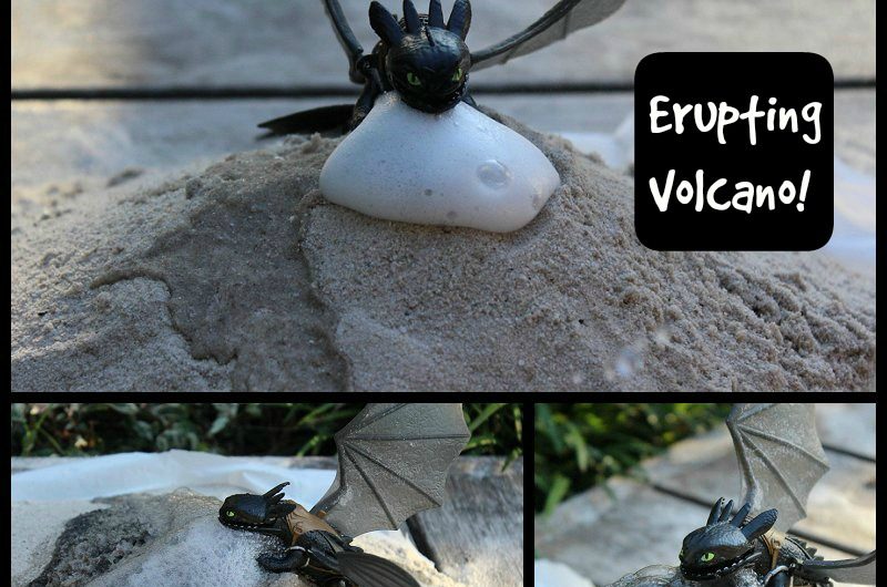 DIY Erupting Volcano – How To Train Your Dragon Activity