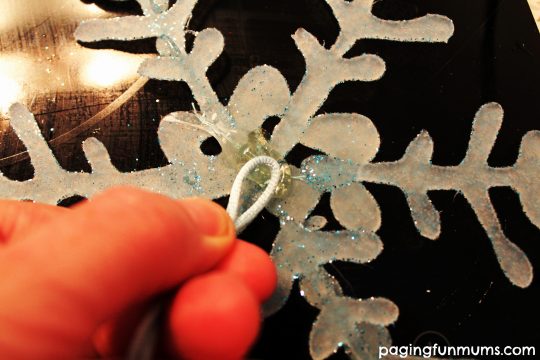 DIY Hot Glue Snowflake Charms - Our Kid Things