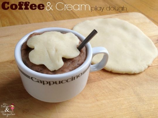 Coffee & Cream Playdough