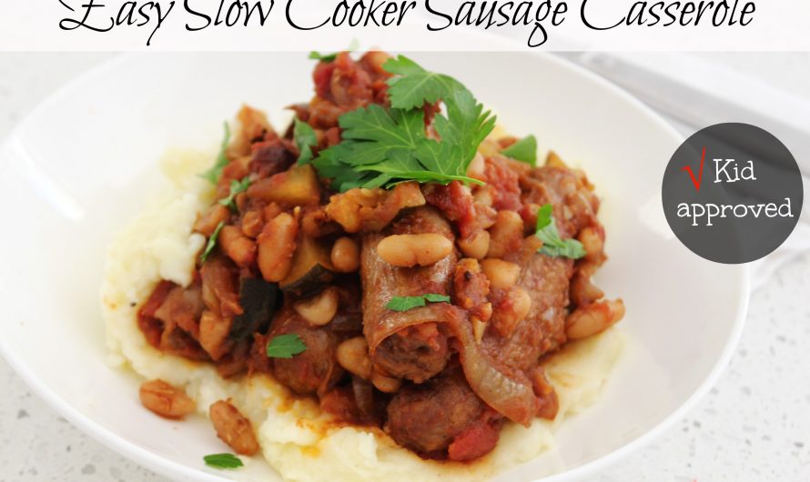 Easy Slow Cooker Sausage Casserole