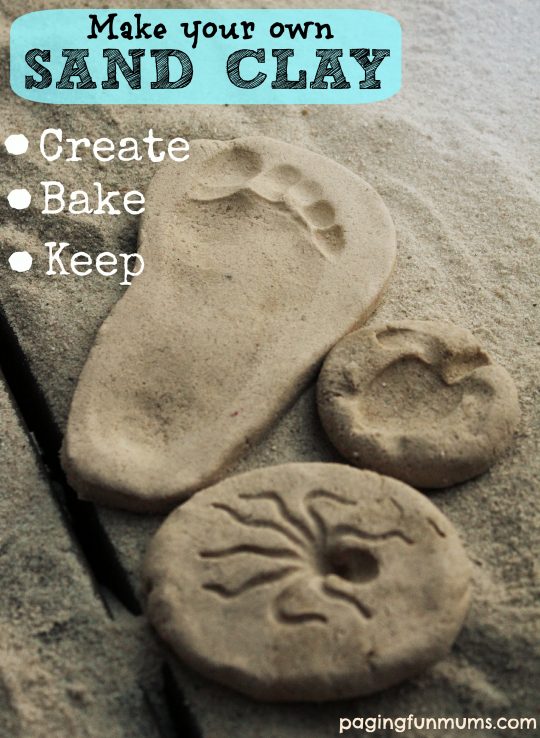 Make your own Sand Clay - Create, Bake & Keep!