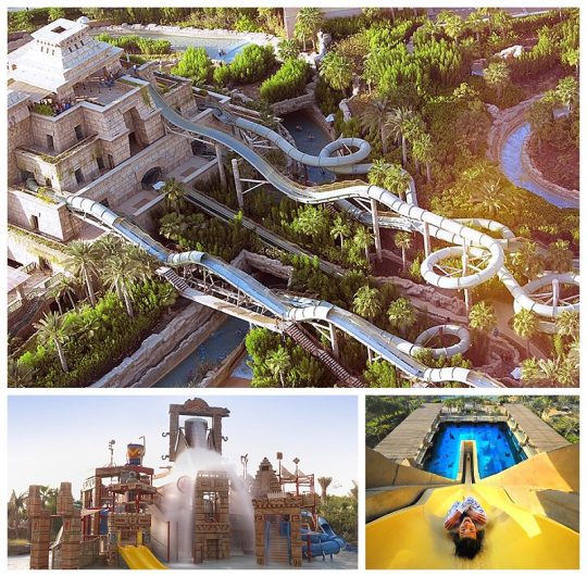 Atlantis The Palm Resort Dubai - Longest Waterslide