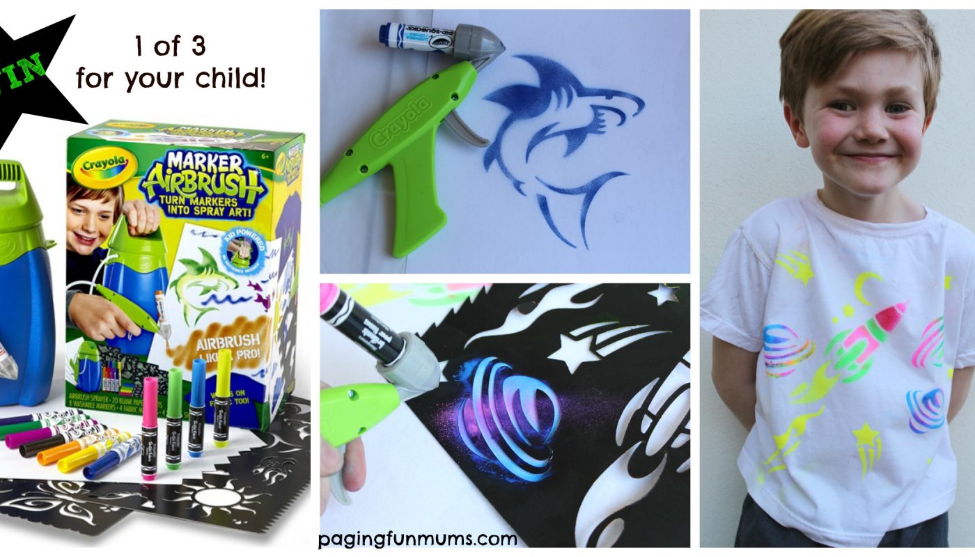 KONGPILI Air Marker Sprayer Kit for Kids - Graffiti Stencils, Blow