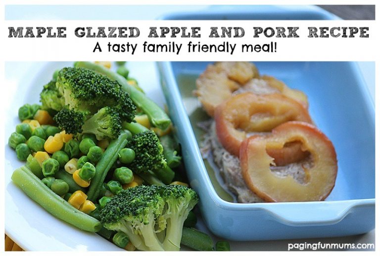 Maple Glazed Apple & Pork Recipe
