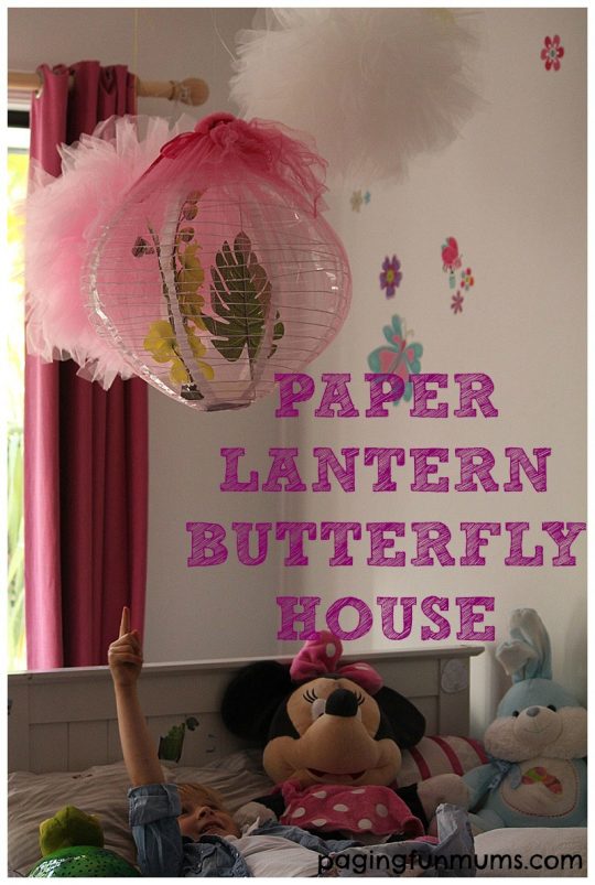 Paper Lantern Butterfly House DIY Instructions