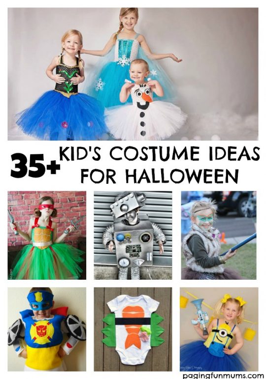 35+ Kid's Costume Ideas for Halloween!