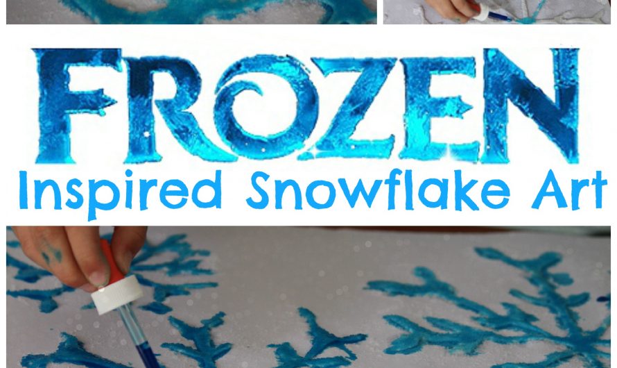 Frozen Snowflake Art