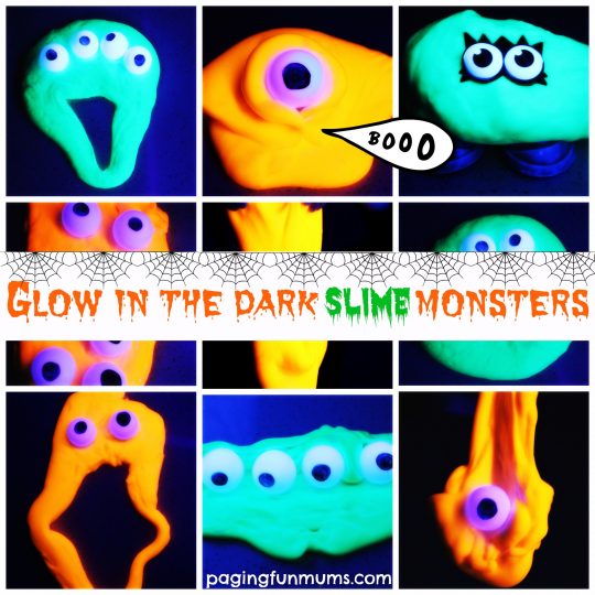 Glow in the Dark Slime Monsters
