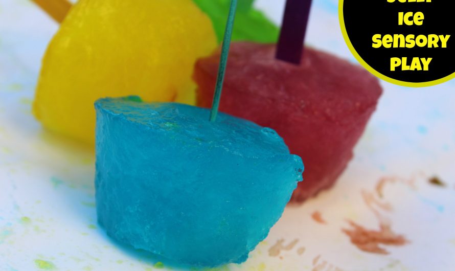 Jelly Ice Paint…awesome sensory play activity