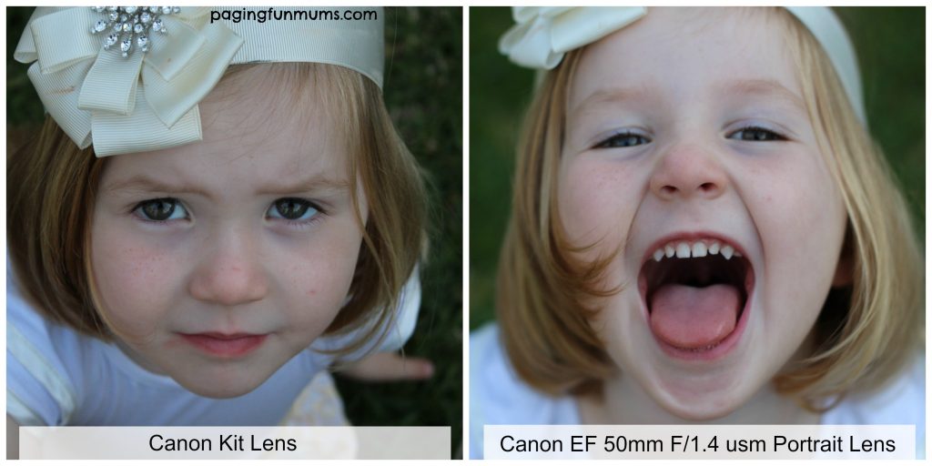 Canon Kit Lens vs Canon EF 50mm F1