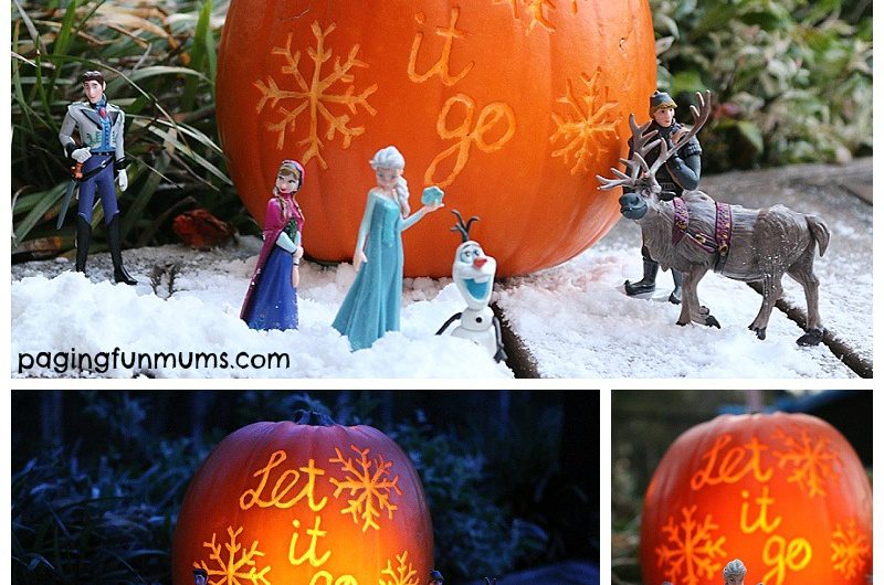 Frozen Halloween Pumpkin
