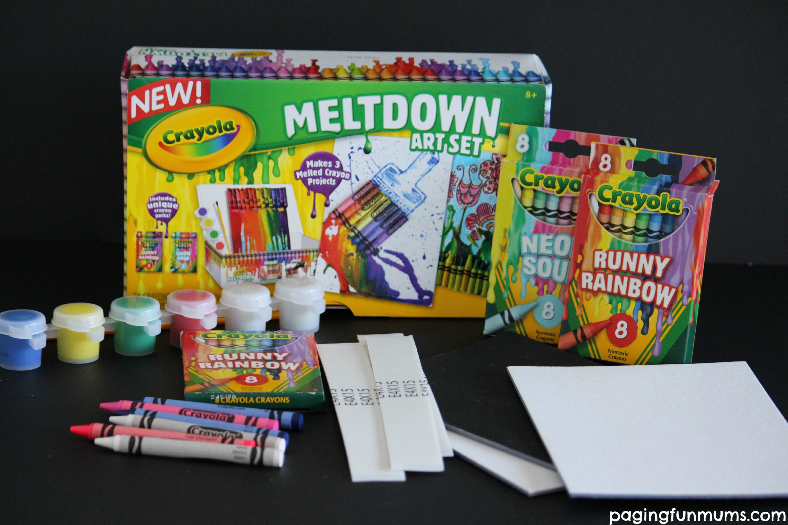 Meldown Crayola Crayon Set - Paging Fun Mums