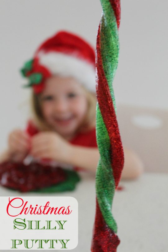 Christmas Silly Putty - super fun holiday activity