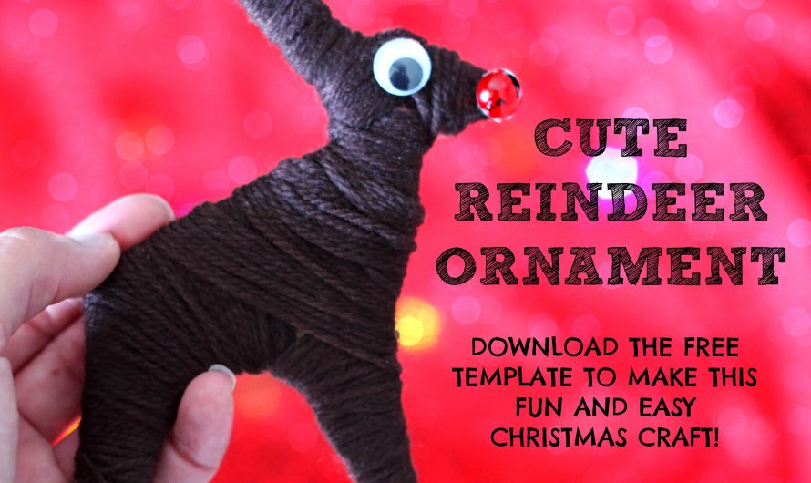 Cute and Easy Reindeer Christmas Craft
