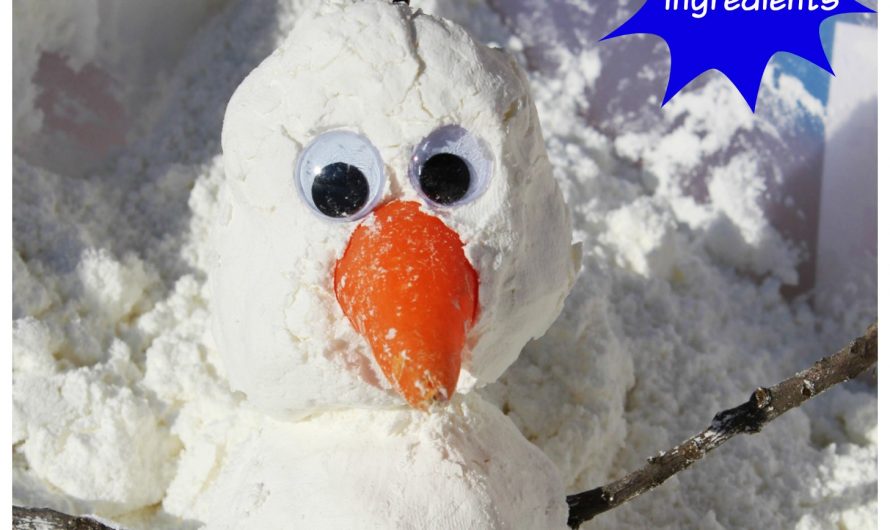 Make your own Olaf from Frozen with TWO ingredients!