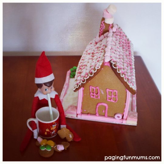 Elf on the Shelf Gingerbread House