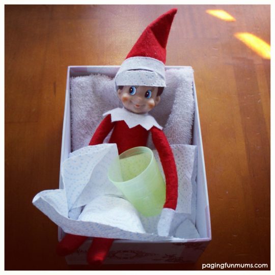Elf on the Shelf Sick Day