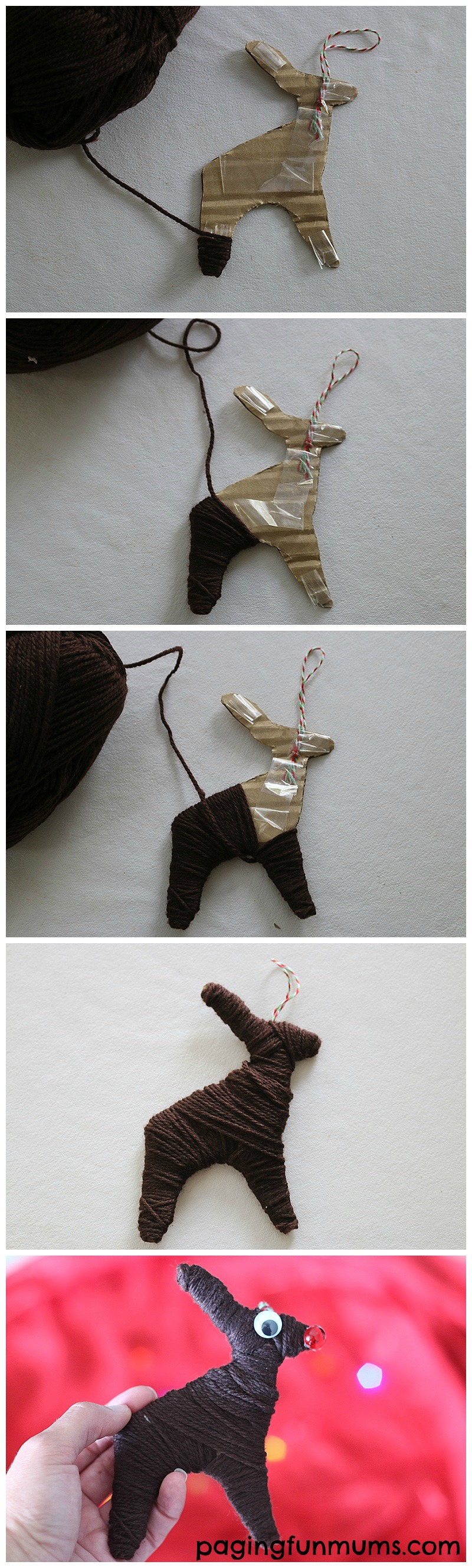 How to make a Cute Reindeer! Download the FREE Template here!
