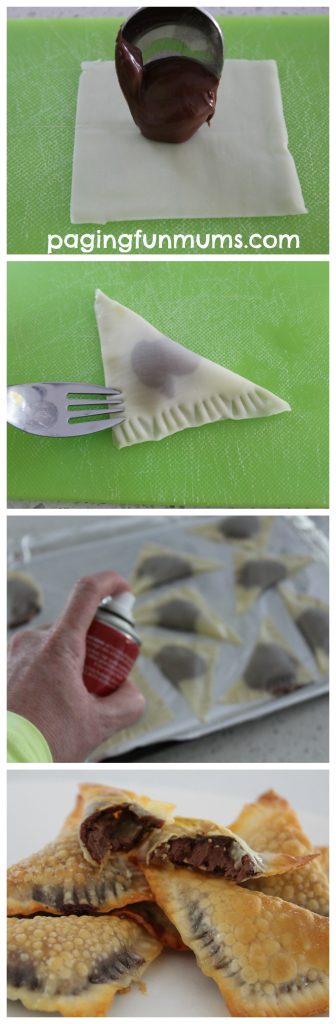 Nutella Wontons