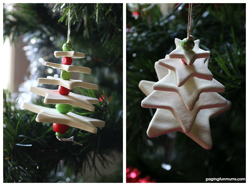 Clay Christmas Tree Craft - made using homemade clay!