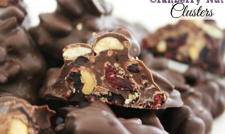 Cranberry Nut Clusters – a tasty & healthy treat using only 3 ingredients