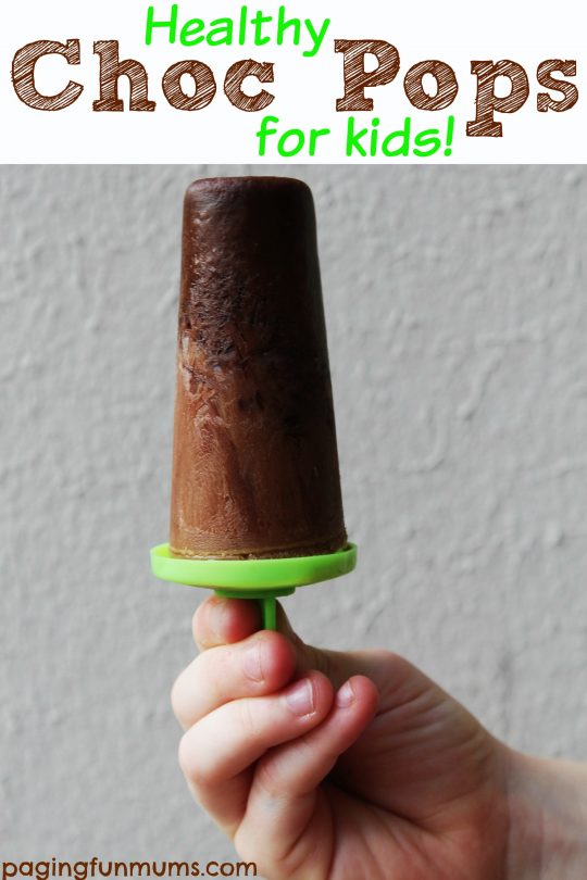 Healthy Choc Pops for Kids