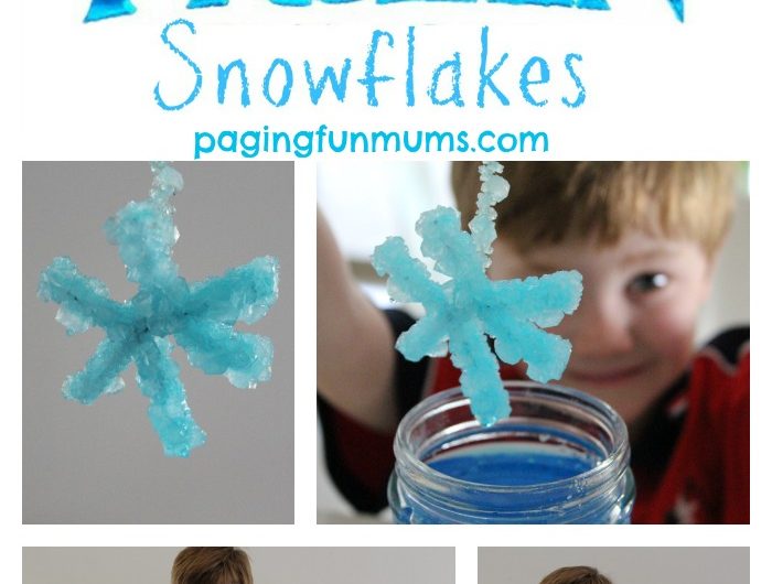 Grow your own Frozen themed Snowflakes