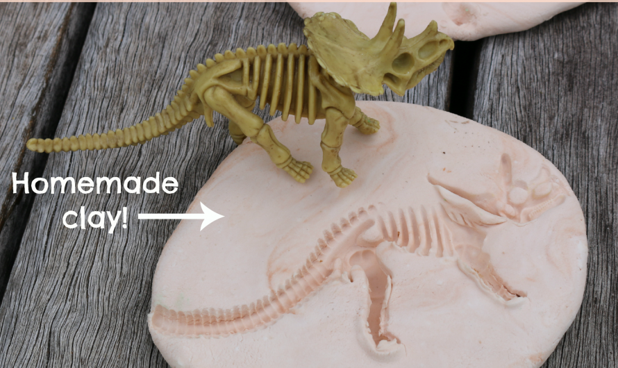 Dinosaur Fossils – using homemade clay!