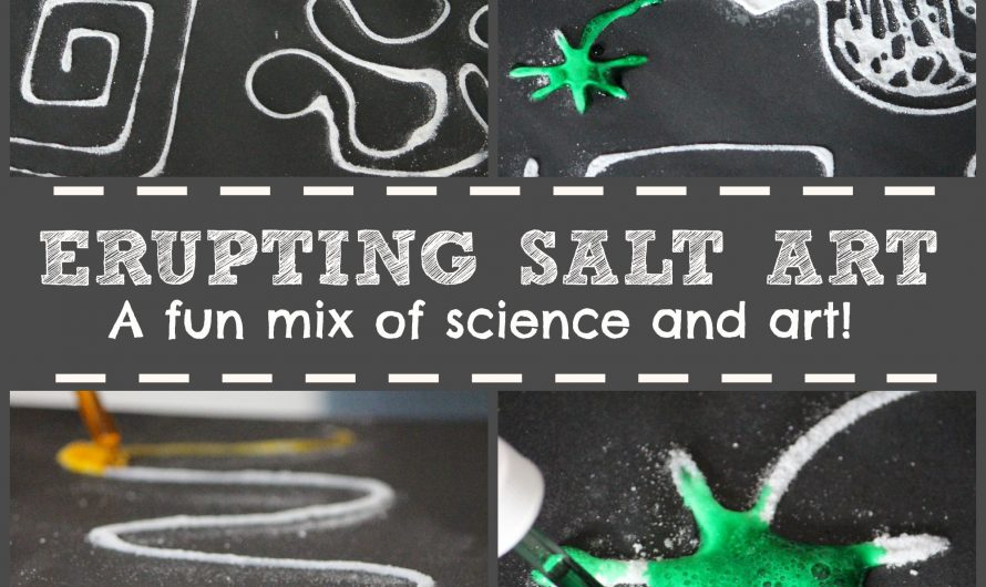 Erupting Salt Art