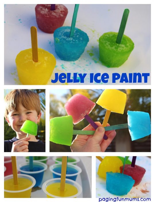 Jelly Ice Paint Fun