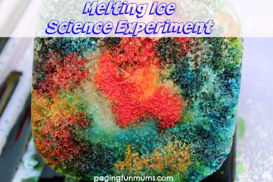 Melting Ice Science Experiment
