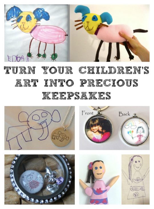 Turn your Children's Art into Precious Keepsakes!