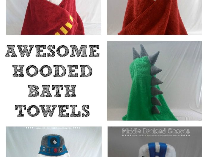 Fun Hooded Bath Towels – featured Etsy store