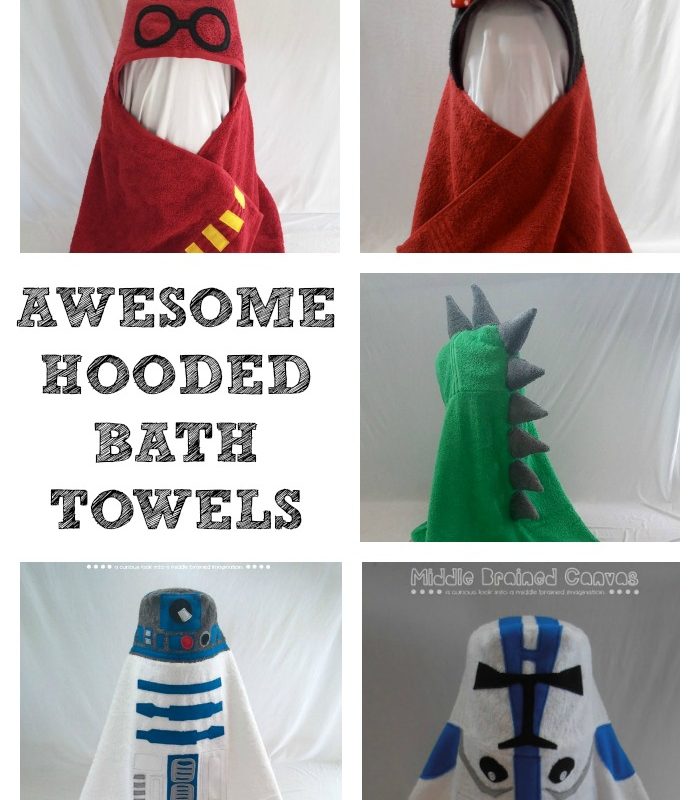 gruffalo hooded towel