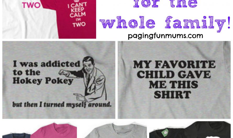 Cute & Fun T-shirts for the whole family – featured Etsy Store