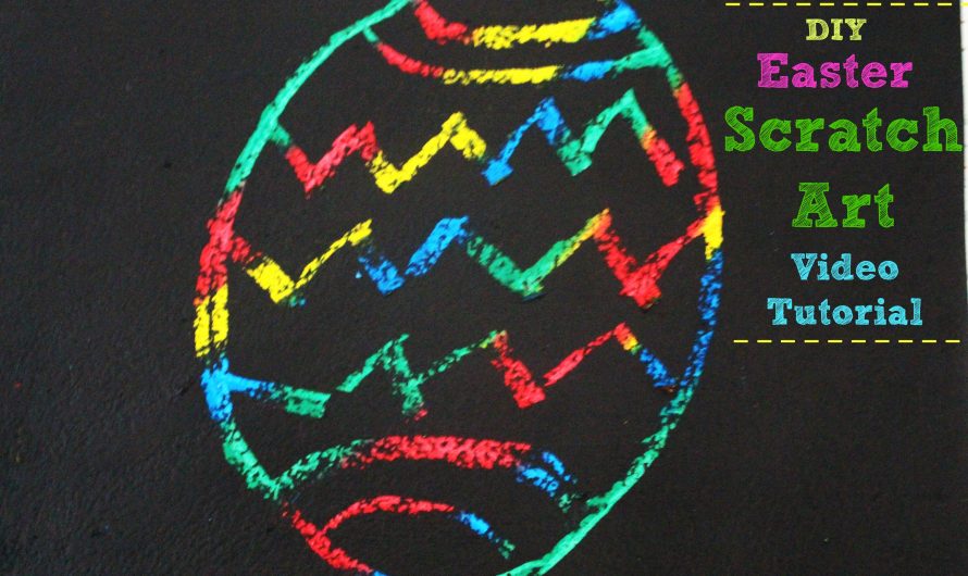 DIY Scratch Art…Easter style. Includes easy video tutorial!