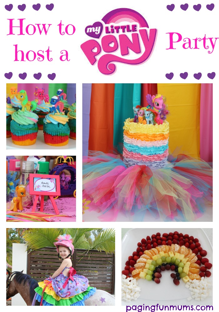 my little pony friendship is magic birthday party