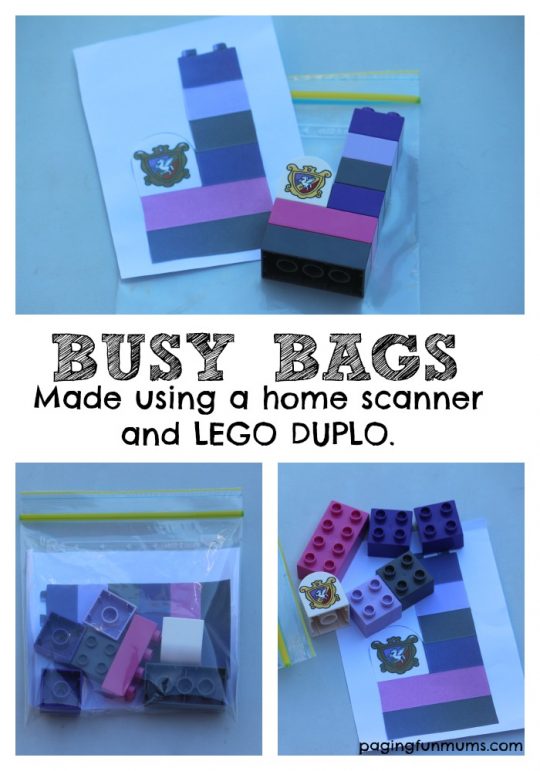 LEGO DUPLO Busy Bags! Perfect on-the-go activity!