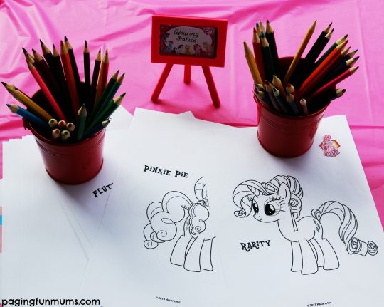 my little pony colouring station