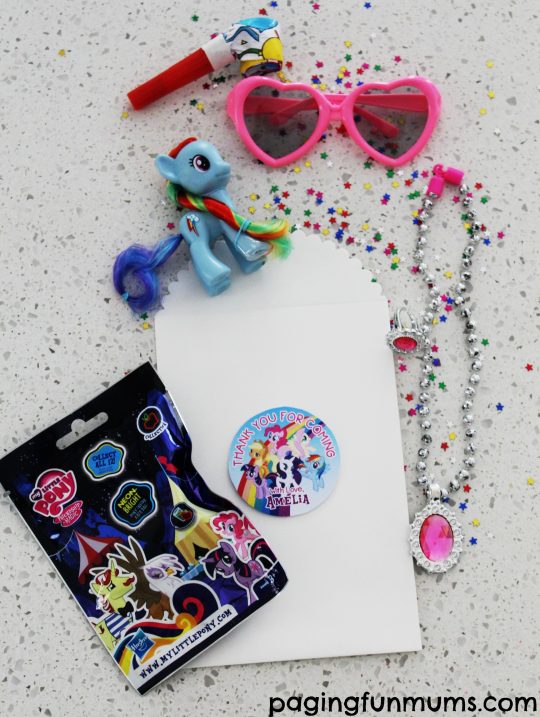 my little pony party party bag
