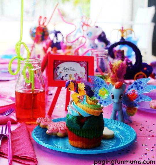 my little pony party table