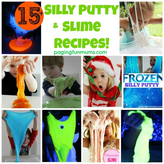 15plus silly putty & slime recipes