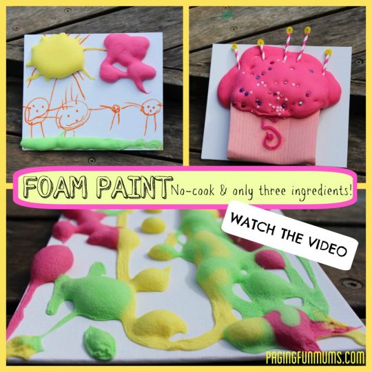 NEW VIDEO TUTORIAL - Easy DIY Foam Paint!
