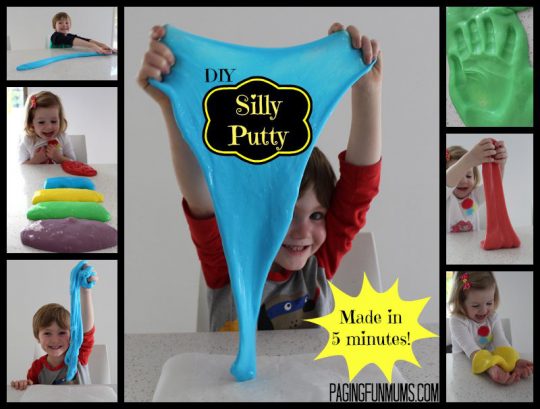 homemade silly putty