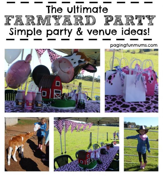 How to plan a Farmyard themed party! Simple and easy ideas!